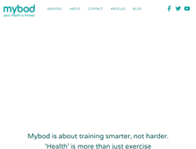 Tablet Screenshot of mybod.co.nz